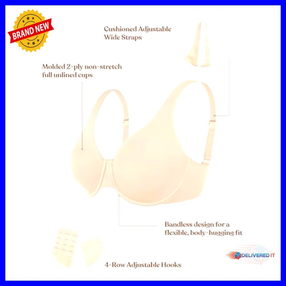 Plus Size Minimizer Bra Full Coverage Seamless Un… - image 4